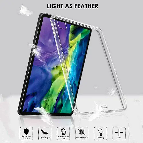 Чехол Silicone Slim Apple iPad Pro 11" 2020 Transparent