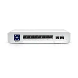 Комутатор Ubiquiti UniFi USW-Enterprise-8-PoE (8x2.5GE PoE+, 2xSFP+, макс. PoE 120W, L3)