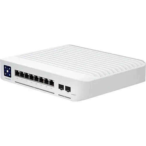 Комутатор Ubiquiti UniFi USW-Enterprise-8-PoE (8x2.5GE PoE+, 2xSFP+, макс. PoE 120W, L3)