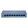 Неуправляемый PoE коммутатор Hikvision DS-3E0109P-E(C) с 8 портами PoE