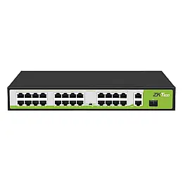 PoE-комутатор ZKTeco ZK-PoE2421NS-300W з 24 портами PoE