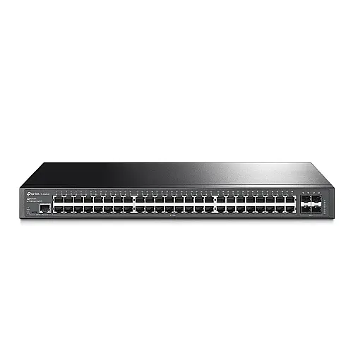 Комутатор TP-Link TL-SG3452 (48xGE, 4xSFP, 1xRJ45 консоль, 1xmicroUSB консоль, Omada, L2)