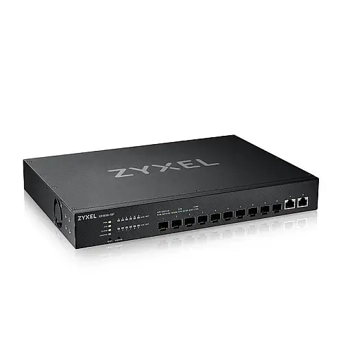 Комутатор ZYXEL XS1930-12F (XS1930-12F-ZZ0101F) (10xSFP+, 2x10GE LAN, L2+, NebulaFlex, стійка 19")