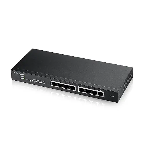 Комутатор Zyxel GS1915-8 (GS1915-8-EU0101F) (8хGE, безшумний, Smart, NebulaFlex)