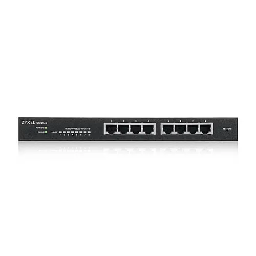 Комутатор Zyxel GS1915-8 (GS1915-8-EU0101F) (8хGE, безшумний, Smart, NebulaFlex)