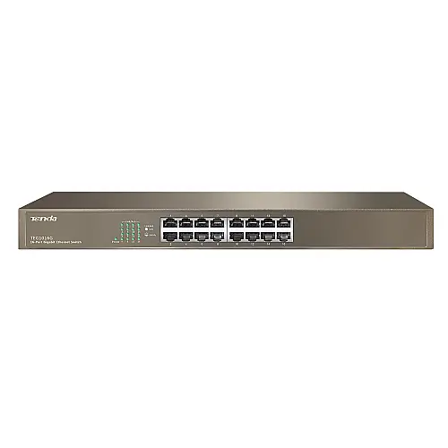 Комутатор Tenda TEG1016G 16порт 10/100/1000/BaseT для монтажу в стійку