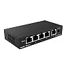 Комутатор Ruijie Reyee RG-ES205GC (4xGE, 1xGE Uplink, CCTV, Хмарне управління, L2, настільний, безшумний, метал)