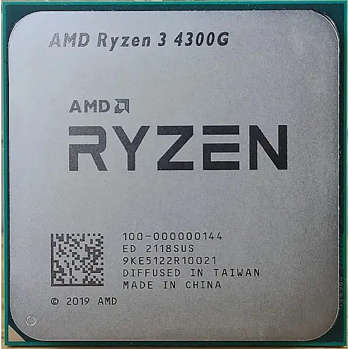 Процессор AMD Ryzen 3 4300G (3.8GHz 4MB65W AM4) Box (100-100000144BOX)