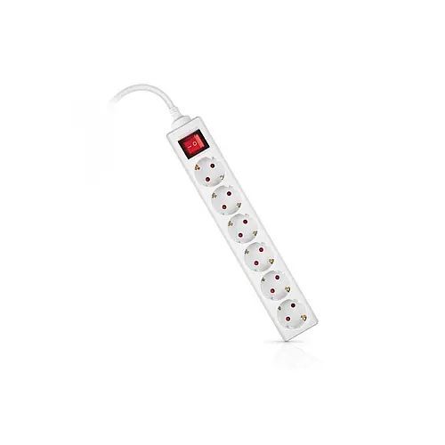 Фільтр живлення Real-el RS-6 Protect M 5м White (EL122300035)