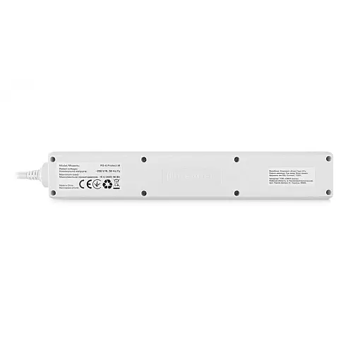 Фільтр живлення Real-el RS-6 Protect M 5м White (EL122300035)