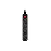 Фільтр живлення Real-el RS-6 Protect M 5м Black (EL122300036)