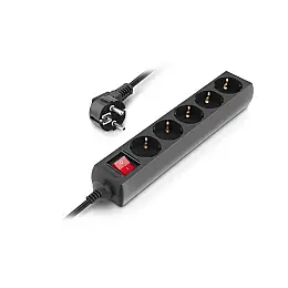 Фільтр живлення Real-el RS-Protect M 1.8м Black (EL122300026)