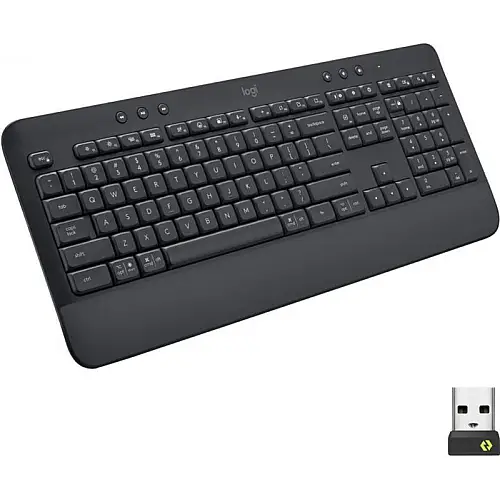 Клавіатура бездротова Logitech Signature K650 US Graphite USB (920-010945)