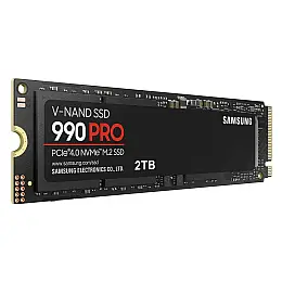 Накопичувач SSD 2ТБ Samsung 990 PRO M.2 2280 PCIe 4.0 x4 NVMe V-NAND MLC (MZ-V9P2T0BW)