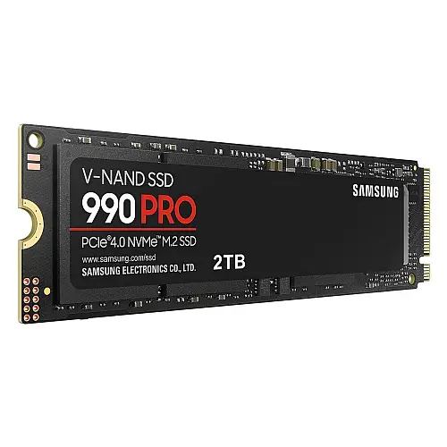 Накопичувач SSD 2ТБ Samsung 990 PRO M.2 2280 PCIe 4.0 x4 NVMe V-NAND MLC (MZ-V9P2T0BW)