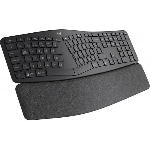 Клавіатура бездротова Logitech Ergo K860 Bluetooth/Бездротова UA Чорна (920-010108)