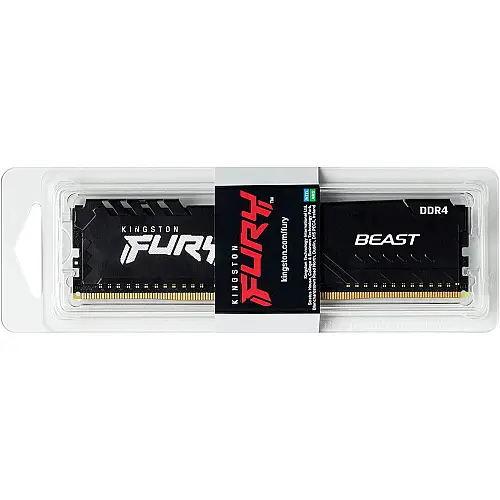 Оперативна пам'ять Kingston Fury DDR4-3200 16384MB PC4-25600 Beast Black (KF432C16BB/16)