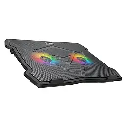 Кулер підставка для ноутбука MeeTion CoolingPad CP2020 з RGB підсвіткою Black
