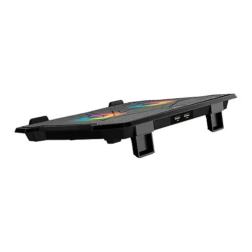 Кулер підставка для ноутбука MeeTion CoolingPad CP2020 з RGB підсвіткою Black