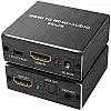 Цифровий HDMI аудіо екстрактор Addap HAE-02 HDMI-SPDIF/Toslink і 3,5 мм miniJack 4K Чорний (0295)
