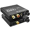 Цифро-аналоговый преобразователь звукового сигнала с оптического TOSLINK Addap DAC-01 SPDIF и коаксиального на RCA и mini Jack 3.5 мм