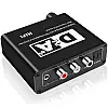 Конвертер звукового сигнала Addap DAC-02 з Toslink SPDIF та коаксіального на RCA + mini Jack + SPDIF + коаксіал
