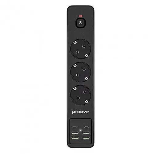 Сетевий фільтр Proove Power Socket P-03 2М чорний