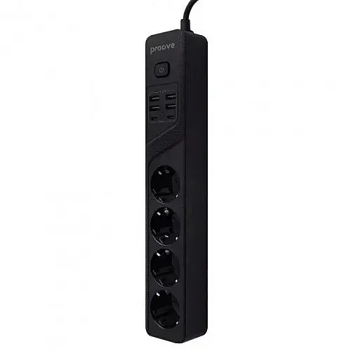 Сетевий фільтр Proove Power Socket P-04 2М чорний
