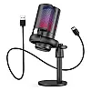 Микрофон настольный Gaming Microfone 8765 с фильтром и подсветкой RGB Black CNV