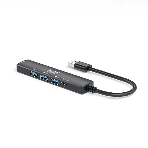 USB-хаб XON SmartHub 5 в 1 USB3.0 4xUSB3.0 + Type-C Черный (UHAHP055300B 5115)