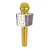 Беспроводной Bluetooth микрофон для караоке Wester WS-1688 Golden