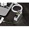 USB хаб на 4 USB порти Hoco HB1 сірий