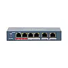 Неуправляемый PoE коммутатор Hikvision DS-3E0106HP-E