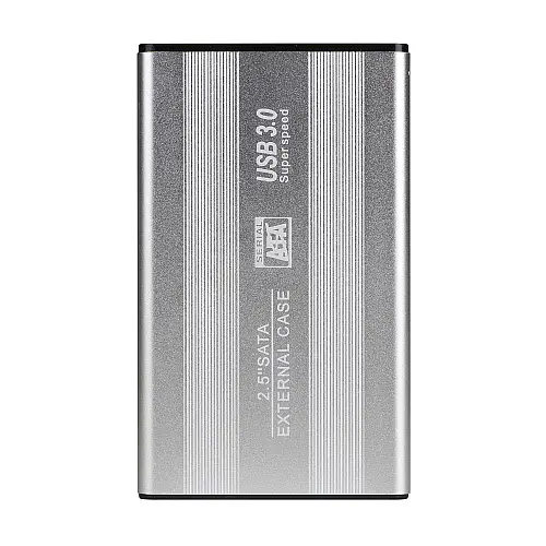 Внешний карман SATA для 2,5"/S14 USB3.0 Aluminum alloy HDD/SSD Silver (32498_2917944)