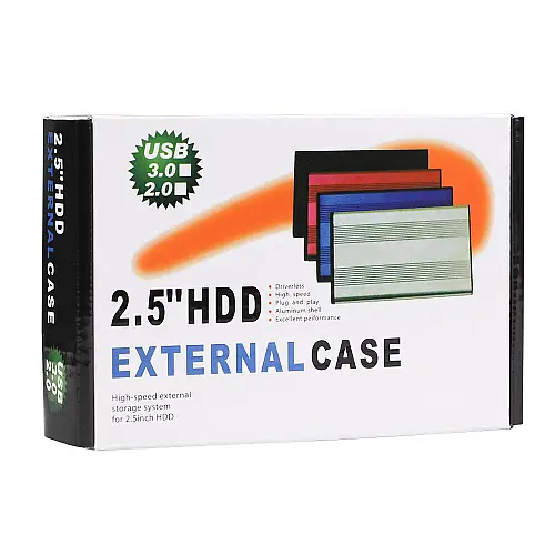 Внешний карман SATA для 2,5"/S14 USB3.0 Aluminum alloy HDD/SSD Silver (32498_2917944)