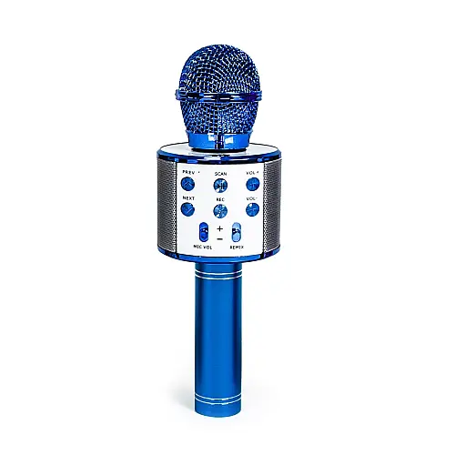 Беспроводной микрофон-караоке Wster MP3 Bluetooth Blue (1352068471)
