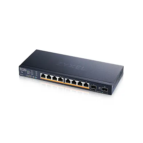 Комутатор Zyxel XMG1915-10EP (XMG1915-10EP-EU0101F) (8x2,5GE PoE++, 2xSFP+, Макс PoE 130W, Smart L3 Lite, NebulaFlex)