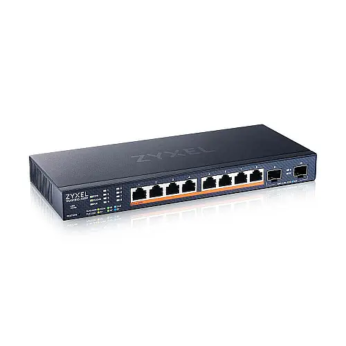 Комутатор Zyxel XMG1915-10EP (XMG1915-10EP-EU0101F) (8x2,5GE PoE++, 2xSFP+, Макс PoE 130W, Smart L3 Lite, NebulaFlex)