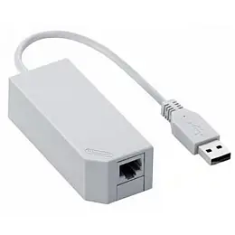 Сетевий адаптер перехідник Pix-Link USB LAN RD9700 мережна карта White (16156-hbr)