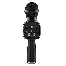 Портативный беспроводной караоке микрофон GDS DS813 с bluetooth колонкой и динамиками Черный (826)