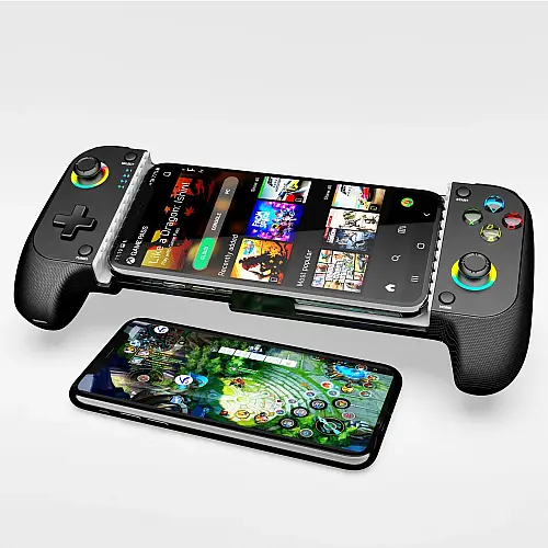 Беспроводной геймпад-триггер Saitake STK 7009F для Android смартфонов PUBG Mobile COD Warface Black