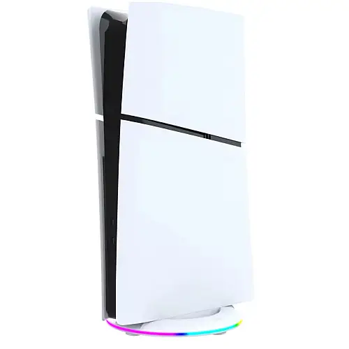 Вертикальная RGB-подставка Pega Sony PlayStation 5 Slim PS5 Slim Белый
