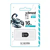 Флеш пам'ять USB Wibrand 16 GB Scorpio USB 2.0 Чорна (36695_3608912)