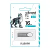 Флеш пам'ять USB Wibrand 16 GB Irbis USB 2.0 Silver (36697_3608914)