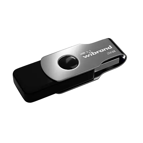 Флеш пам'ять USB Wibrand 256 GB Lizard Gen1 USB 3.2 Чорна (36733_3608955)