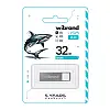 Флеш пам'ять USB Wibrand 32 GB Shark USB 2.0 Silver (36708_3608927)