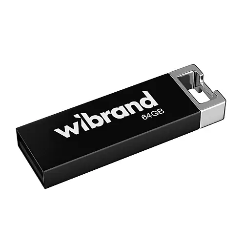 Флеш пам'ять USB Wibrand 64 GB Chameleon USB 2.0 Чорна (36712_3608934)