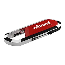 Флеш пам'ять USB Wibrand 64 GB Aligator USB 2.0 Червоний (36713_3609508)