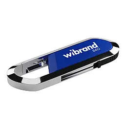 Флеш пам'ять USB Wibrand 64 GB Aligator USB 2.0 Синя (36713_3609509)