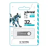 Флеш пам'ять USB Wibrand 32 GB Puma USB 2.0 Silver (36908_3609503)